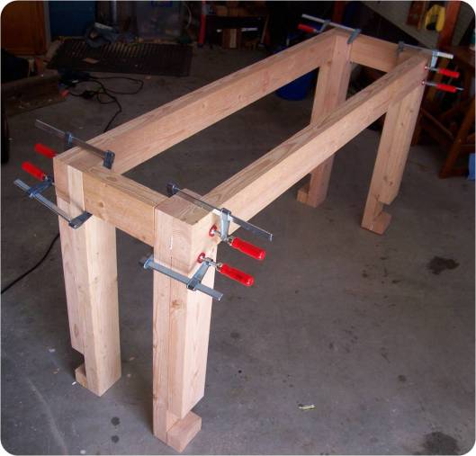 Wooden Work Bench