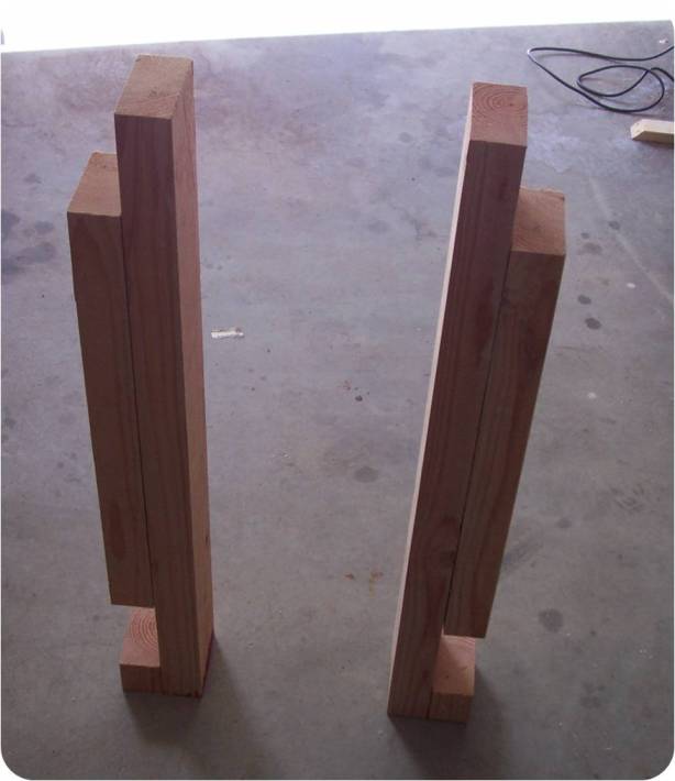 woodworking bench legs