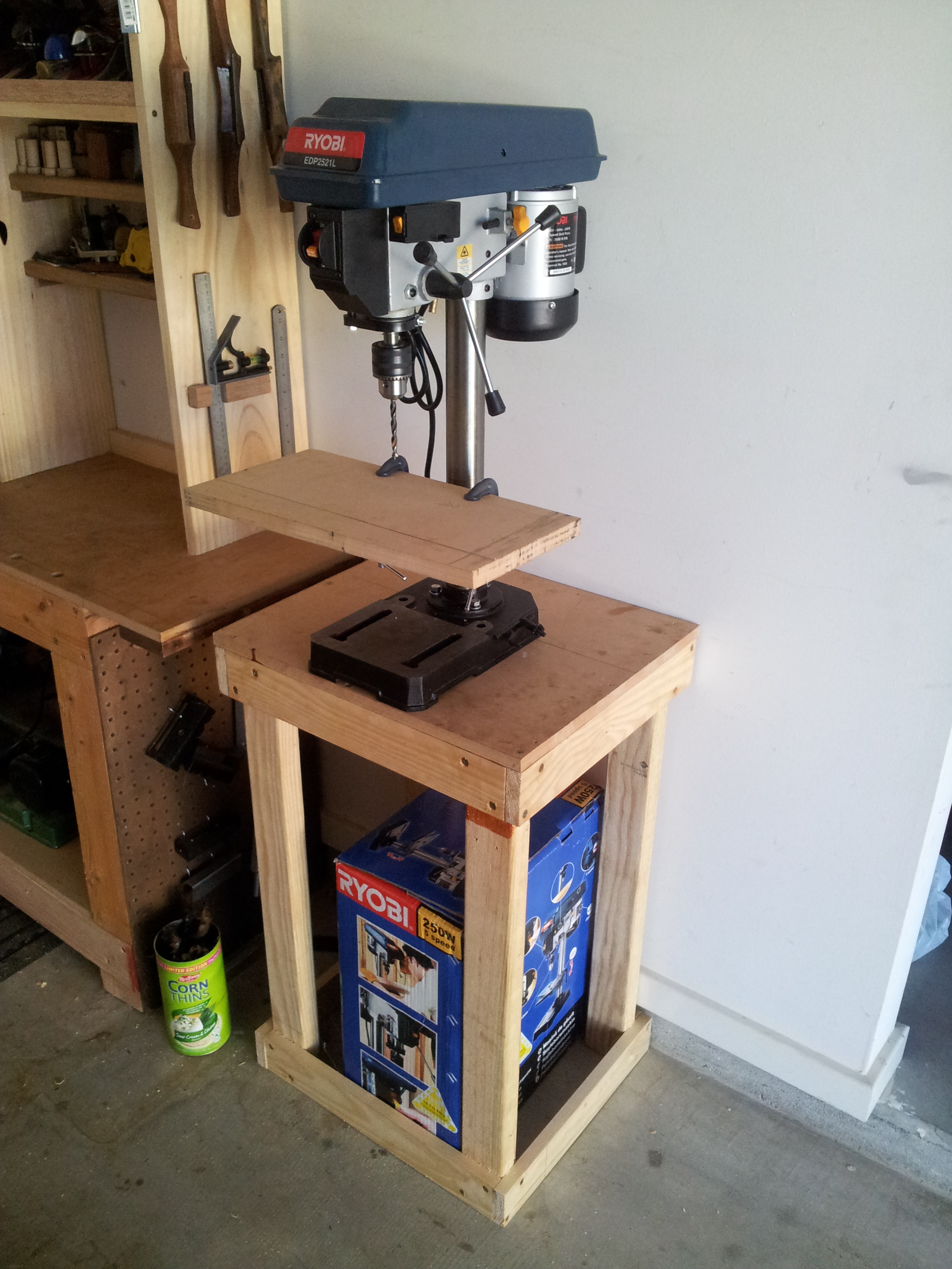 Building a Drill Press stand Part 2 The Woodwork Geek